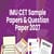 IMU CET Sample Papers & Question Paper 2026 - Download PDFs here